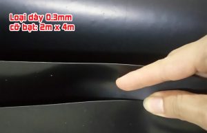 Bạt chống thấm hdpe cỡ 2mx4m loại 0,3mm