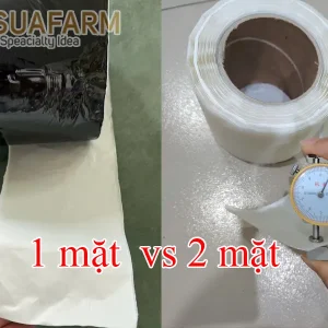 Bán lẻ 1 mét keo vá bạt HDPE hai mặt giá 150k bao ship
