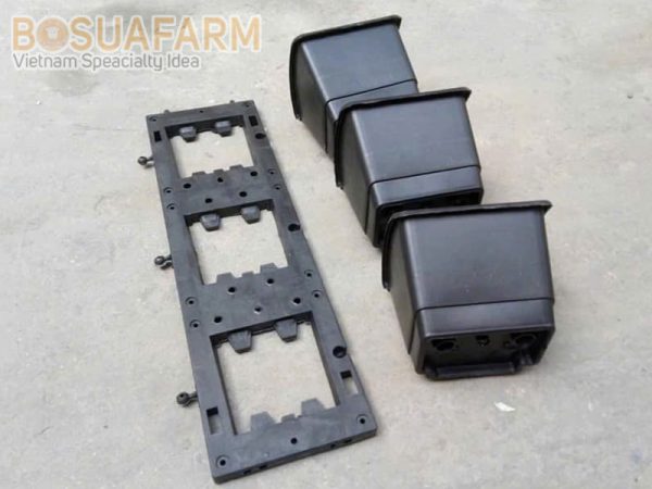 Combo 30 chậu 10 bộ khung Chậu vườn tường đứng
