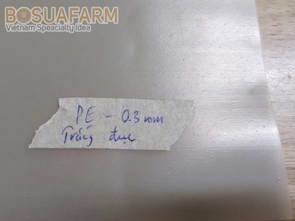 Nilon lót sàn đổ bê tông chống thấm nhựa PE 0.3mm - Ảnh 3