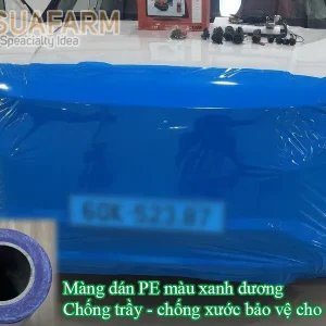Màng dán PE màu xanh dương chống xước bảo vệ ô tô